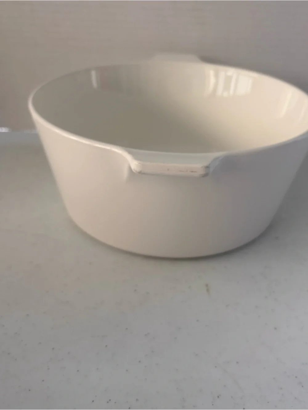 Corning Ware Buffet Server B-2 1/2-B White 2.5 Quart Mid Century Vintage 1960's